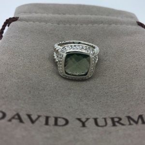 David Yurman Albion Ring - Prasiolite Size 7